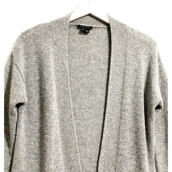 Theory Analiese Gray Open Front Cashmere Cardigan, Size P/XS - Picture 3 of 6